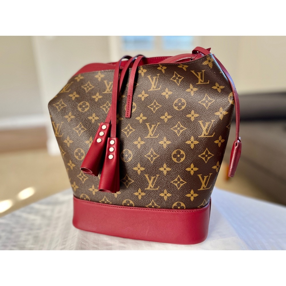 Louis Vuitton NN 14 GM Monogram Idole Ruby Red Bucket Bag Marc Jacobs 2014 Rcpt - Picture 3 of 16